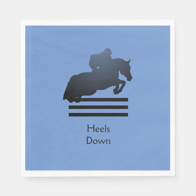 Visa jumper som rensar ett hinder. pappersservett (Framsidan)