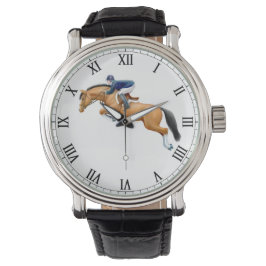 Visa jumping Horse Equestrian Watch Armbandsur