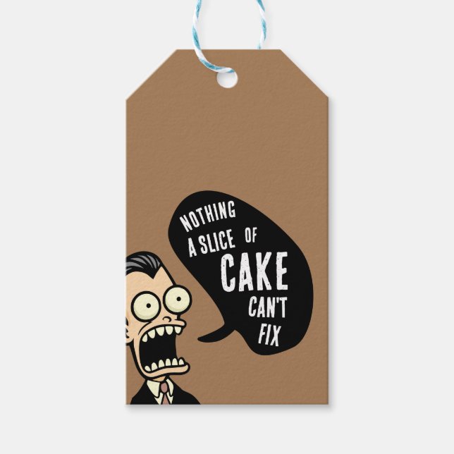 Visa kakan presentetikett (Framsidan)