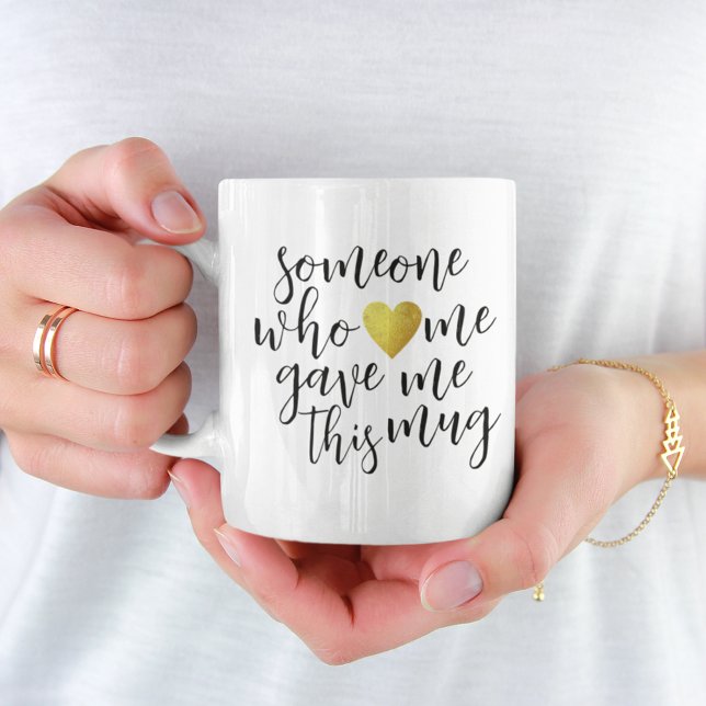 Visa Kärlek för Mamma, mormor eller dotter Kaffemugg (for someone you 🤍)