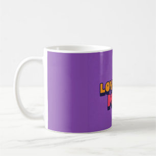 Visa Kärlek med den här heta "Kärlek You Mamma" Kaffemugg