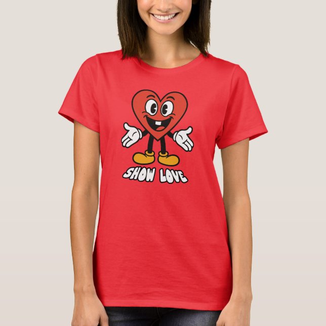 Visa kärlek t shirt (Framsida)
