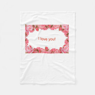 Visa kärlek till februari 14. fleecefilt