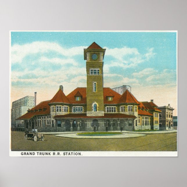 Visa kongressgatan från Fidelity Poster (Framsidan)