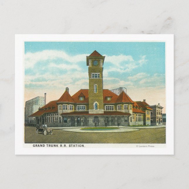 Visa kongressgatan från Fidelity Vykort (Framsida)