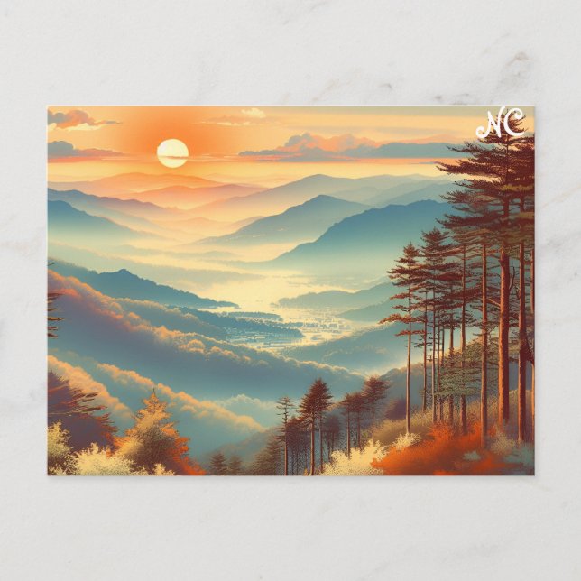 visa köp North Carolina-vykort för massutskick Vykort (Framsida)