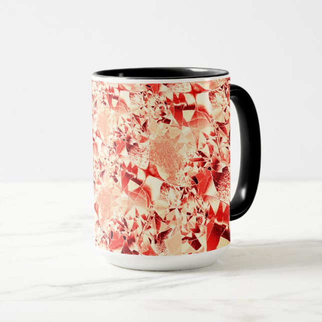 Visa lax till rött med lite ljus och vriden mugg (Framsida höger)