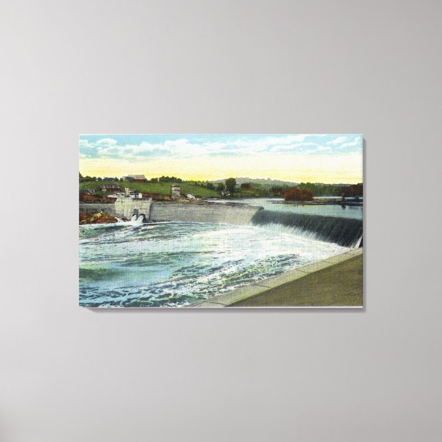 Visa Libby-Dingleys-dammen Canvastryck (Framsida)