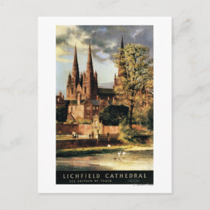 Visa Lichfield Cathedral Vykort