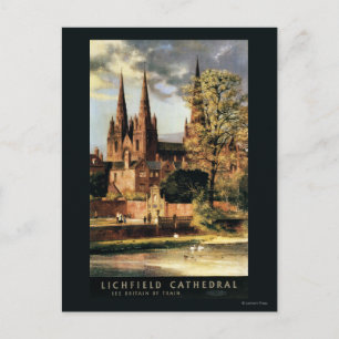 Visa Lichfield Cathedral Vykort