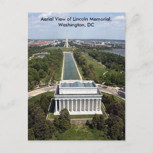 Visa Lincoln Memorial Washington DC Sympathy Vykort