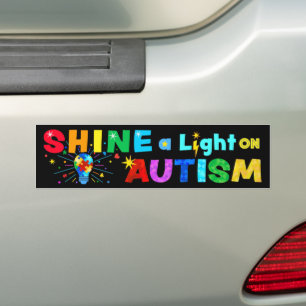 VISA LJUS PÅ AUTISM BILDEKAL