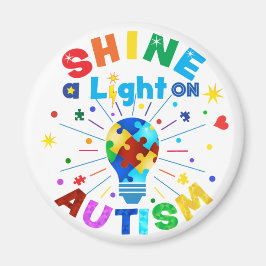 VISA LJUS PÅ AUTISM MAGNET