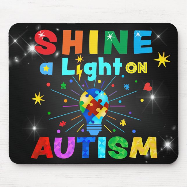 VISA LJUS PÅ AUTISM MUSMATTA (Framsidan)