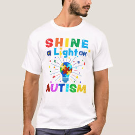 VISA LJUS PÅ AUTISM T SHIRT