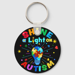 VISA Ljuset på AUTISM Nyckelring