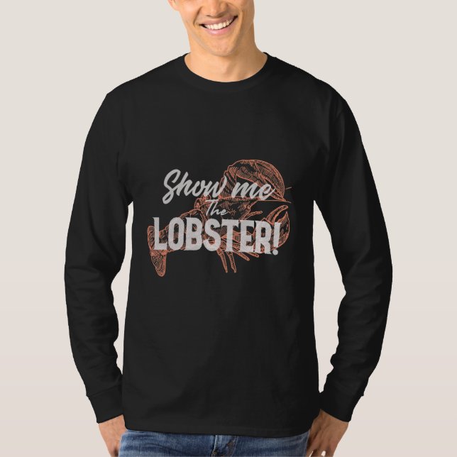 Visa Lobster Seafood Lobster T Shirt (Framsida)