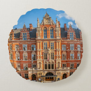 Visa London Royal College of Music vid solnedgång Rund Kudde
