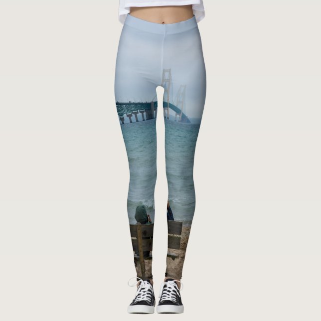 Visa Mackinac Bridge Leggings (Framsida)