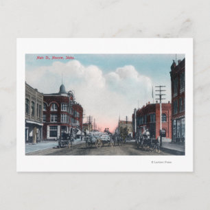Visa Main Street and Horse Carriages Vykort