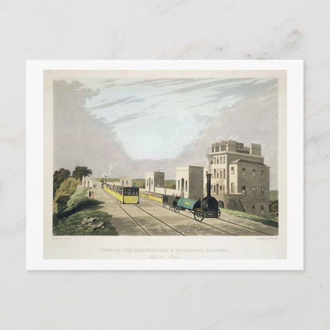 Visa Manchester- och Liverpool-järnvägen, ta Vykort (Framsida)