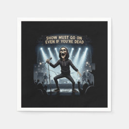 Visa måste gå på Party Napkins Pappersservett