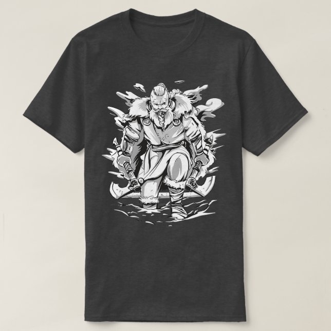 Visa med 2 axlar t shirt (Design framsida)