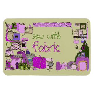 Visa med Fabric Premium Flexi Magnet