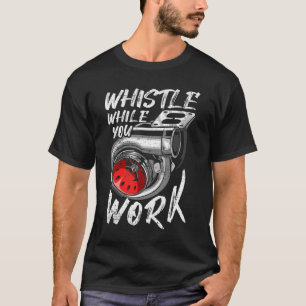 Visa medan du arbetar, Trucker-mekanisk Biker_full T Shirt