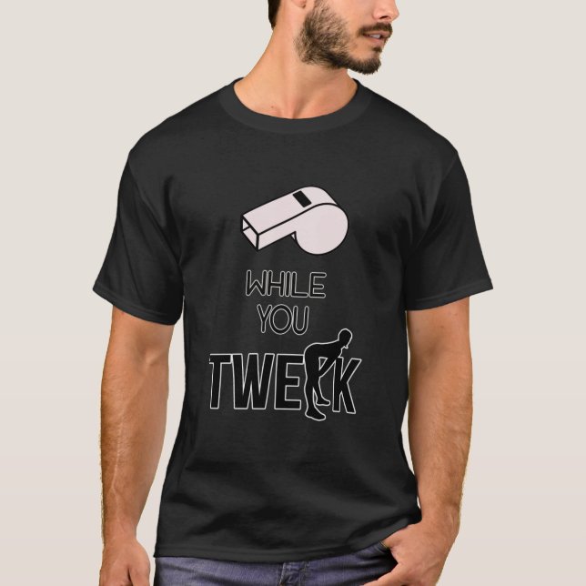 Visa medan du twerk - Ying Yang Twillingars Essent T Shirt (Framsida)