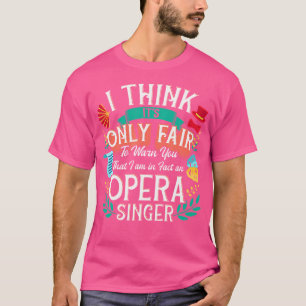Visa medlemskonstruktion för opera Singer - en Ope T Shirt