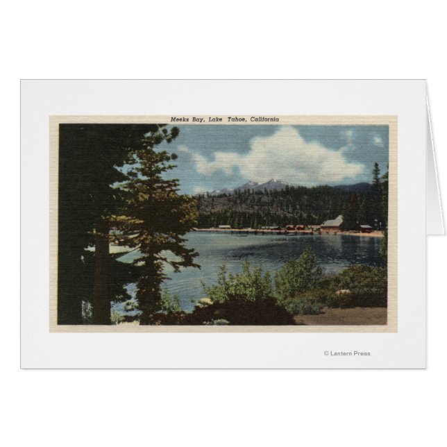 Visa Meeks Bay Hälsningskort (Framsidan Horizontal)