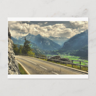 Visa Meiringen Schweiz och schweiziska Alpernor Vykort