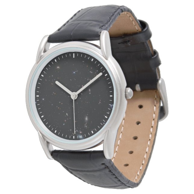 Visa mellan Pisces & Andromeda Constellations Armbandsur (Vinklad)