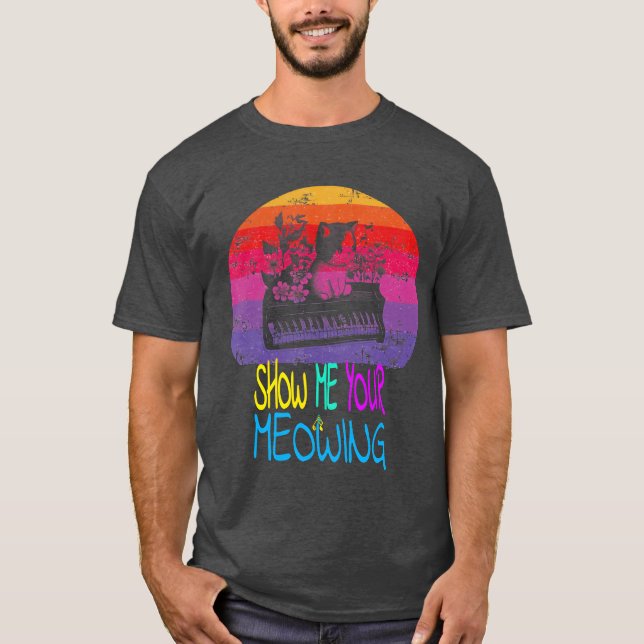 Visa mig din underhållande katter Music Ragdoll Mu T Shirt (Framsida)