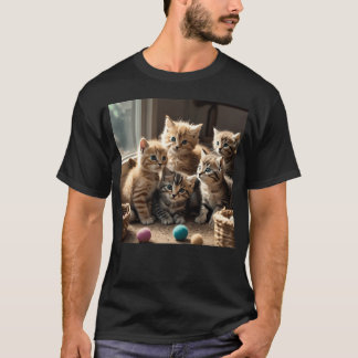 visa mig dina kattungar flicka t shirt