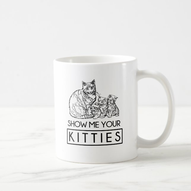 Visa mig dina kattungar kaffemugg (Höger)