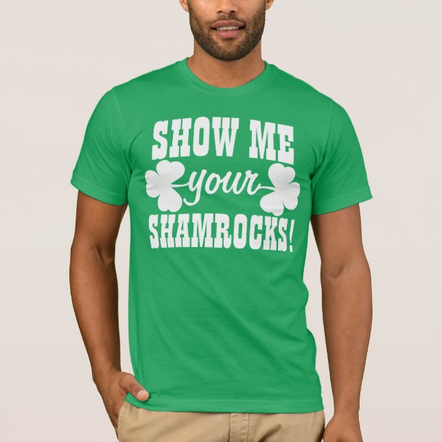 Visa mig dina Shamrocks Tee (Framsida)