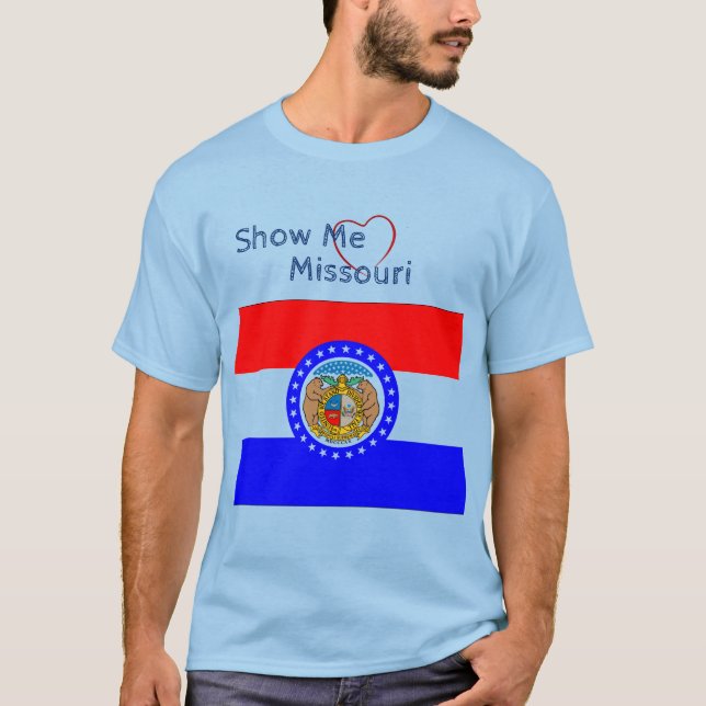 Visa mig Kärlek Missouri Uni-sex Patriotic T-Shirt (Framsida)