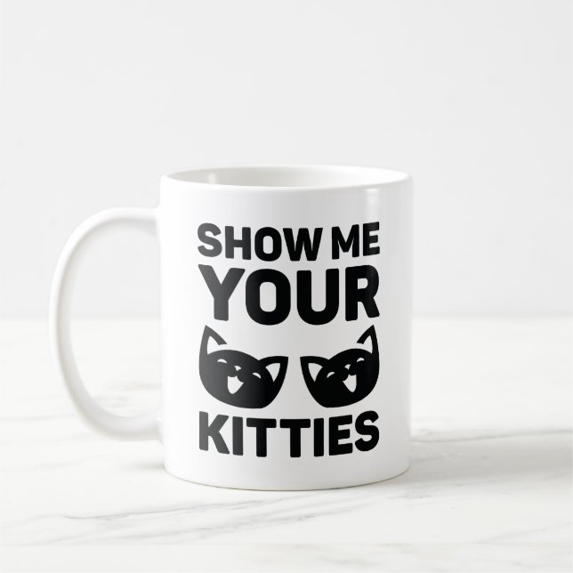 Visa mig Kattungen Kaffemugg (Vänster)