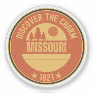 Visa mig staten - Missouri presentidé Klistermärken