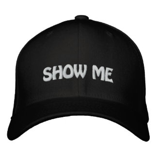 VISA MIG STATLIGA HAT-EMBROIDERADE BRODERAD KEPS