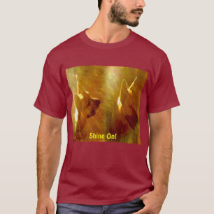 Visa mig tyska Shepherd Black Tan Two Views T Shirt
