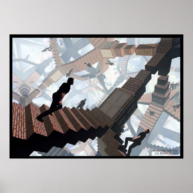 Visa mig vägen poster (Framsidan)