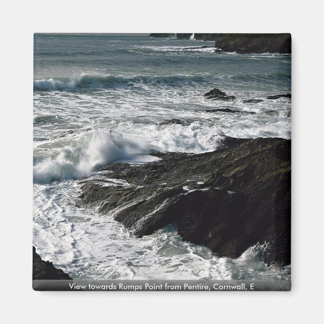 Visa mot Rumspunkt från hela, Cornwall, E Magnet (Framsidan)