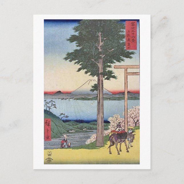 Visa Mt Fuji 35 Vykort (Framsida)