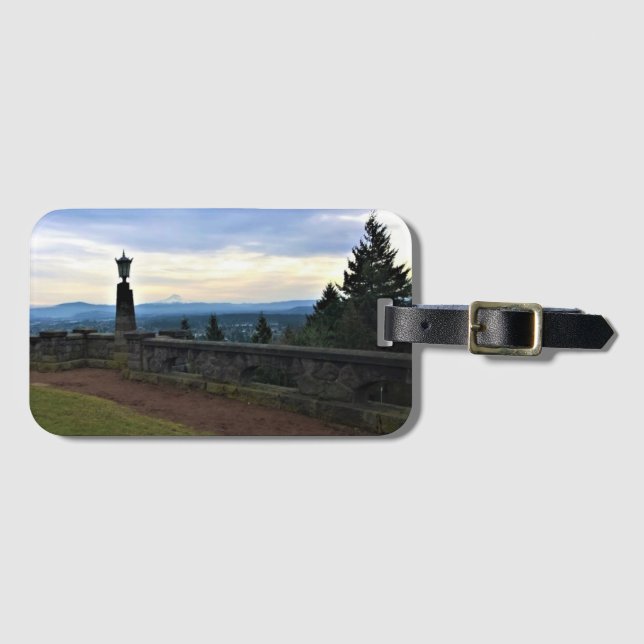 Visa Mt. Huva, Portland, Oregon Bagagebricka (Framsida horisontal)