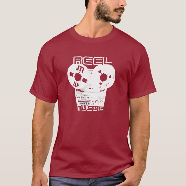 Visa musik tee (Framsida)