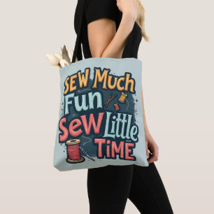 Visa mycket Roligt Sew Little Time Retro Stitch Ar Tygkasse