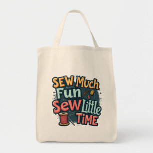 Visa mycket Roligt Sew Little Time Retro Stitch Ar Tygkasse